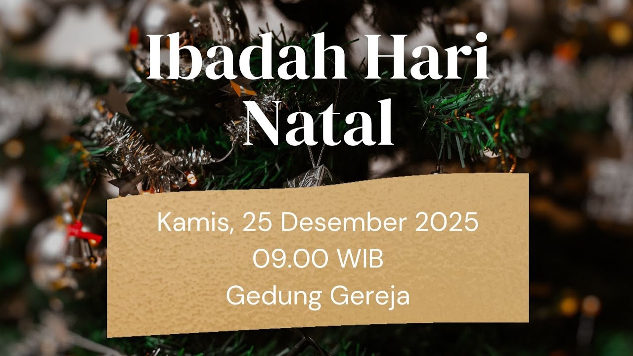 🔴LIVE🔴 - Ibadah Natal 25 Desember 2025 | GPdI Bethany Pekanbaru