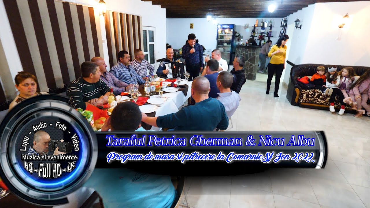Taraful Petrica Gherman & Nicu Albu   Program de masa si petrecere la Comarnic Sf Ion 2022