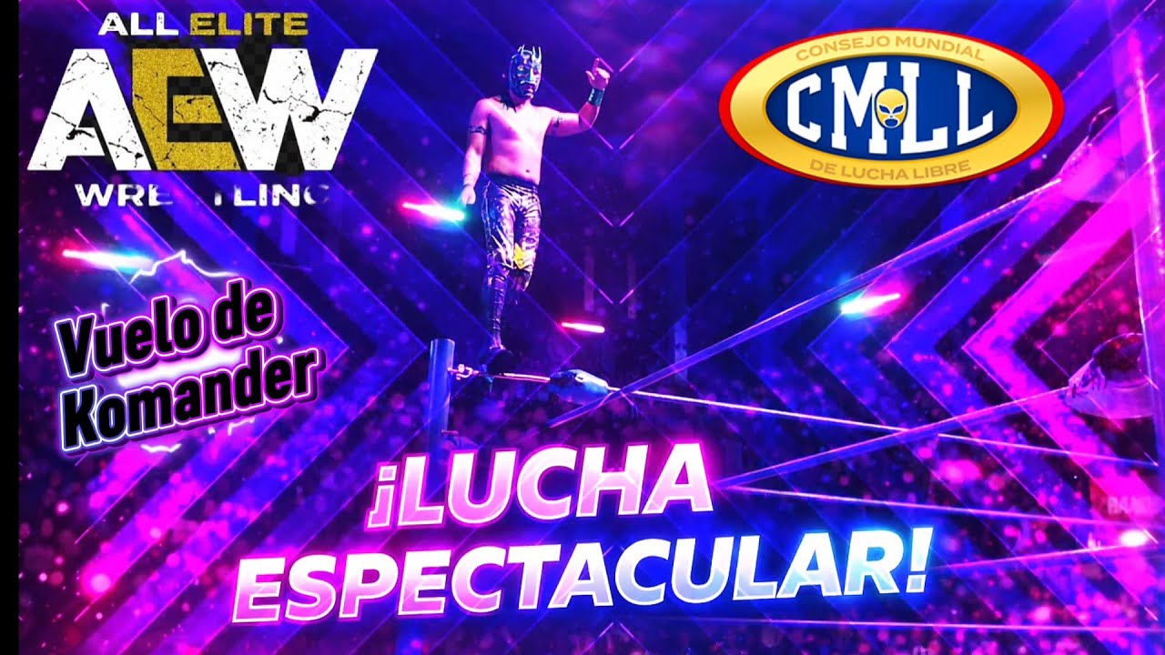 Último Guerrero y Hechicero vs Komander y Atlantis Jr