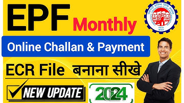 pf challan generation online 2024 | epf challan generate kaise kare | EPF ECR file kaise banaye |