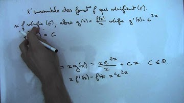 Équations différentielles et changement de variable - partie 2