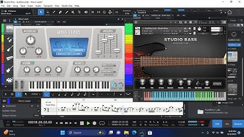 Funky Synth Leads & Bass Guitar Virtual Instruments Plugins AU / VST - (Studio One)