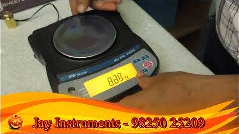 A&D EKV-600 Calibration