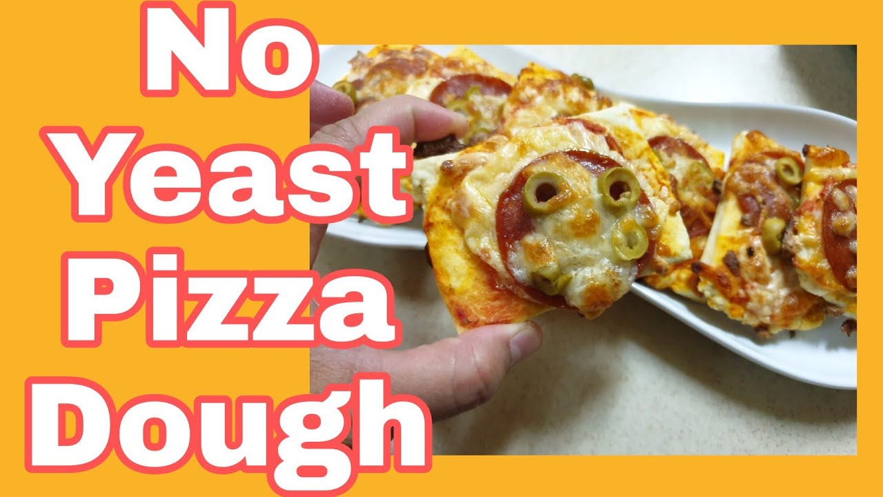 No Yeast Pizza Dough Recipe 20 Minutes Pizza YouTube
