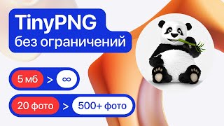 КАК БЫСТРО СЖАТЬ 500+ ФОТО. TINYPNG БЕЗ ОГРАНИЧЕНИЙ