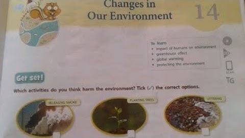 Class 5th science chapter 14 Changes  in our environment