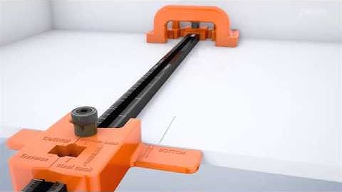 Drilling template for SERVO-DRIVE bracket profile attachment - ZML.1150.02