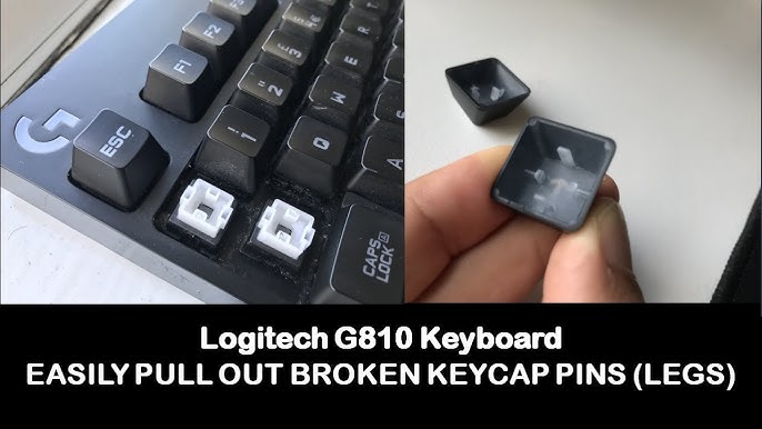 How to pull out broken Logitech G910 keycap