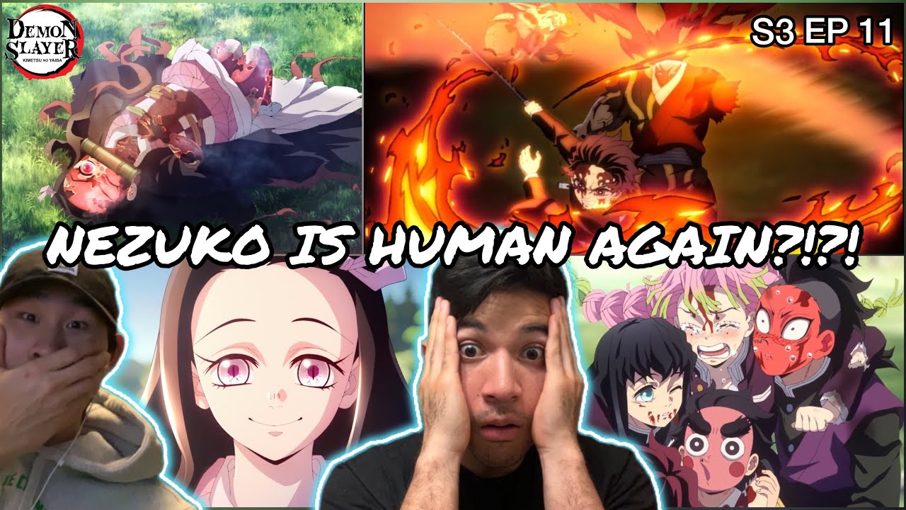 NEZUKO'S SACRIFICE?!  Demon Slayer Season 3 FINALE Episode 11 REACTION! 