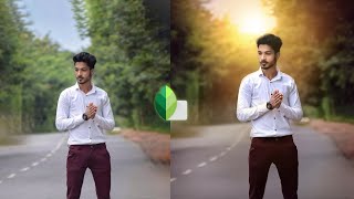 Fake Realistic Sunlight Effect Photo Editing Snapseed || pv editing king