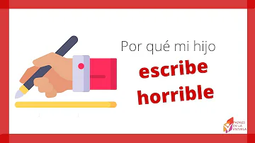 ¿Por qué mi hijo escribe tan pequeño?