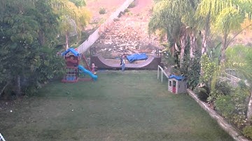 Half Pipe construction time lapse