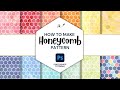 Learn to create HONEYCOMB PATTERN in Adobe Photoshop