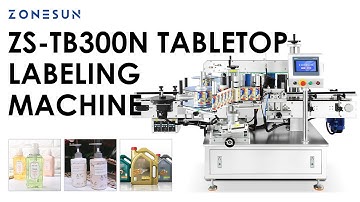 How To Use ZS-TB300N Autoamtic Round Square Bottle Double Side Labeling Machine