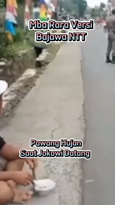 Mba Rara Versi NTT Saat Jokowi Datang #shorts #ntt #jokowikeende #bajawa