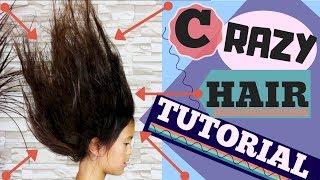 Crazy Hair Day for School Tutorial | Troll Hairdo