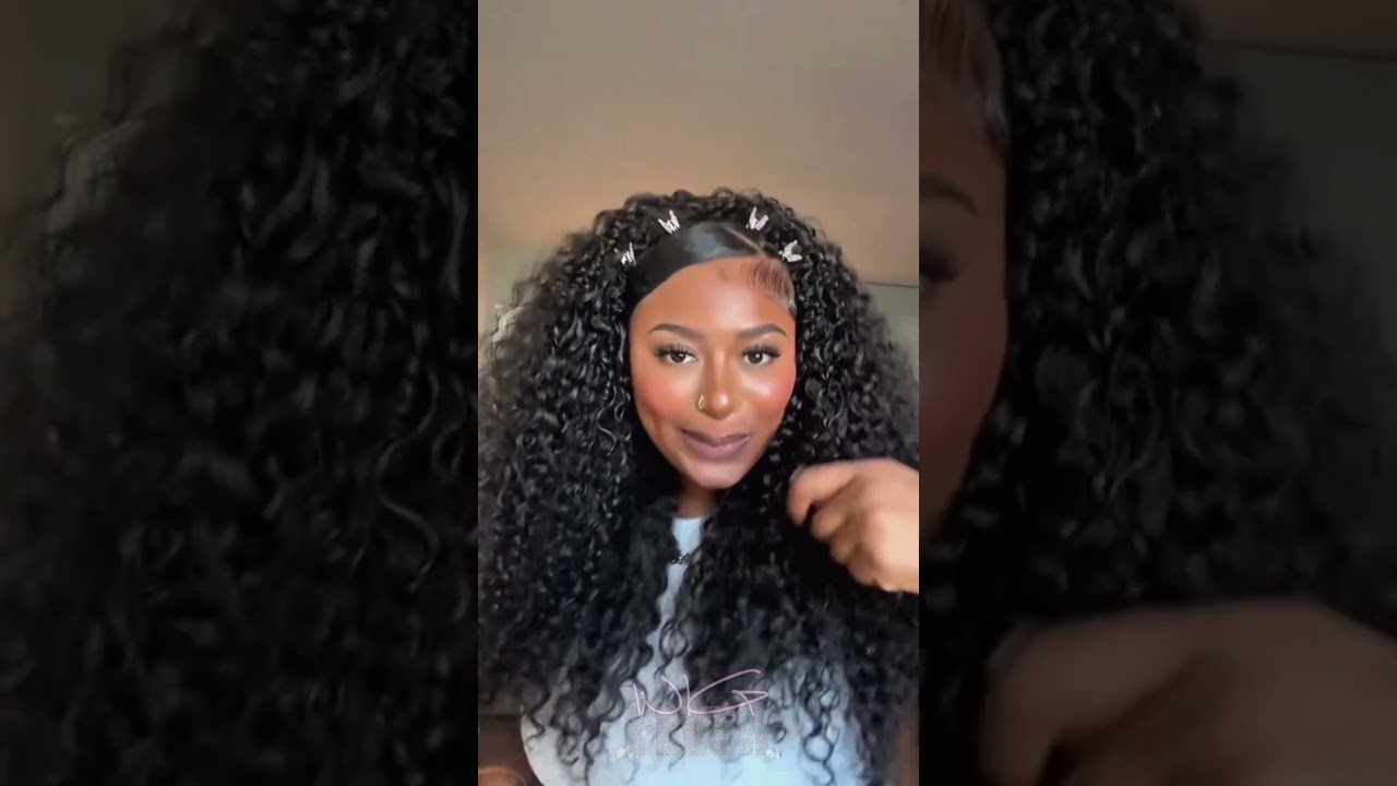 Half wigs are perfect for girls who want something easy to throw on and go 🏃🏾‍♀️👏🏾