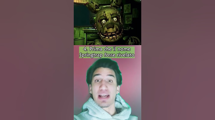 5 CURIOSITÀ su FNAF 3 che FORSE NON SAPRETE!