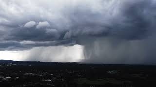 Downburst Thunderstorm Timelapse - Incredible Storm Over Charlottesville! 8/8/2022