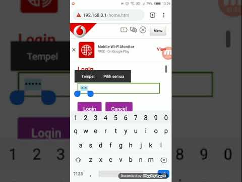 Cara Seting Modem Vodafone R218h tidak bisa konek Internet