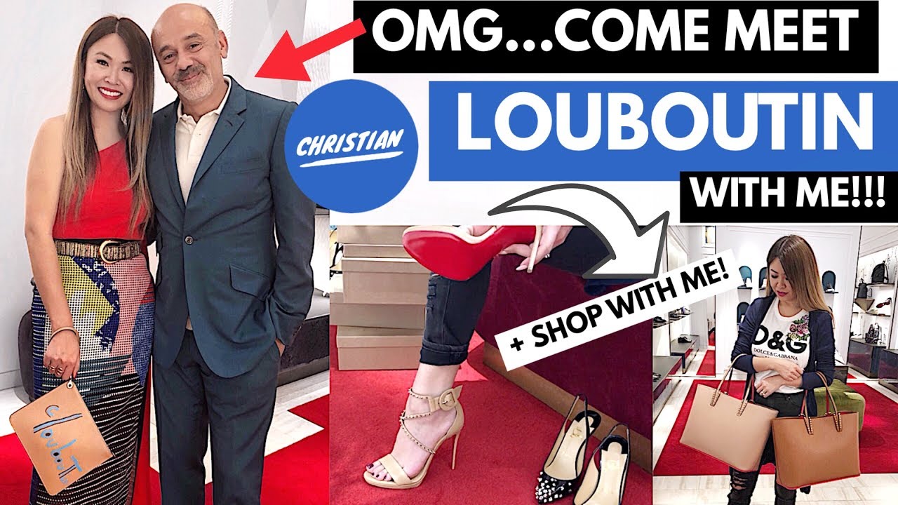 COME MEET CHRISTIAN LOUBOUTIN WITH ME! 😱 + SHOPPING VLOG NEW LOUBOUTIN COLLECTION! 👠 🛍