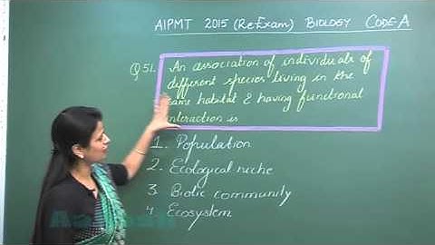 Re-AIPMT 2015 Solution-Biology Video Q. 50-51 Aakash Institute