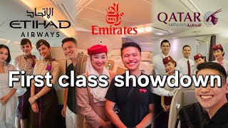 ✈️🏆 First class Showdown - Emirates vs Etihad vs Qatar Airways #Review #Fly #Aviation #Travel