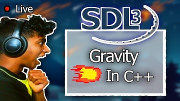 "Gravity" in SDL3 C++ |100 days of C++ (Days 57/100) | 250 Days of Programming (Day 63/250)