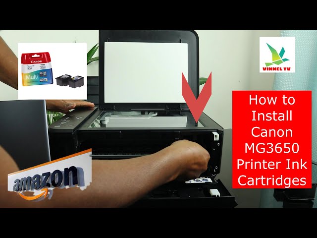 Canon MG3650s Ink Cartridge Replacement. 