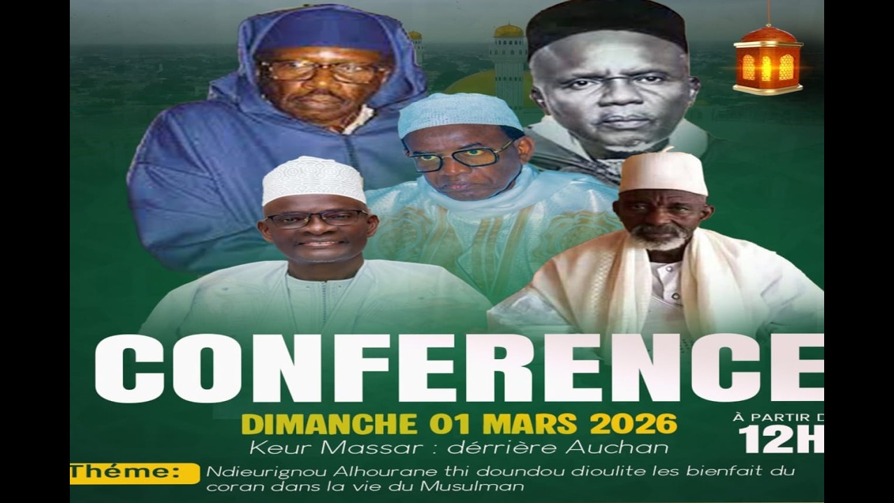 EN DIRECT:Conférence Aminé  par Imam Moussa Gueye Thème:Ndieurignou Alhouragne  thi doundou dioulite