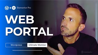 ✅ How to create a WEB Portal | WordPress & Elementor Pro