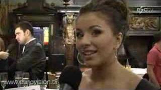 Ani Lorak represents Ukraine in Belgrade with 'Shady Lady'!!(Ani Lorak from Ukraine on promotour in Belgium with her Eurovision 2008 song 