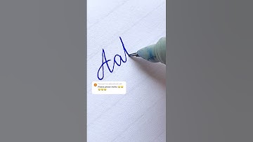 Aatika    || Comment your name..|| #viral  #cursive #cursive-handwriting #shorts