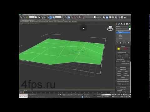 3ds max.  Урок 6. Полигоны. Простое.