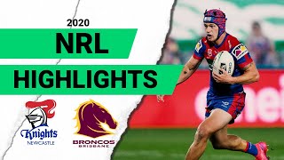 Knights v Broncos Match Highlights | Round 6 2020 | Telstra Premiership | NRL