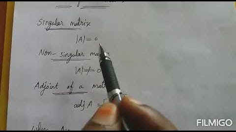 11th Business maths/ matrices and determinants/ Example  (1.10 & 1.11)