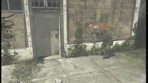 MW3: Cross Map Throwing Knife on Fallen