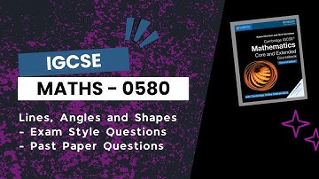 Exam Style Questions | Past Papers | Chapter 3 | IGCSE Maths (0580)