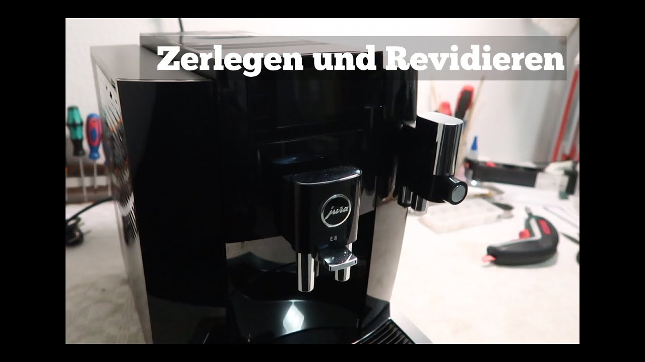 JURA E8 EB (2022) öffnen und Brühgruppe revidieren