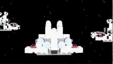LEGO CGI Animation Test: Observing Republic Cruiser