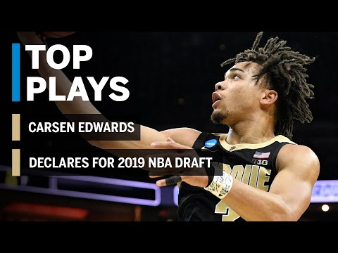 Highlights: Carsen Edwards Declares for 2019 NBA Draft | Purdue | B1G Basketball