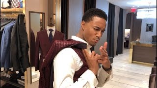 Jessie T. Usher: NYE Style Fitting w/ Connoisseur Paris