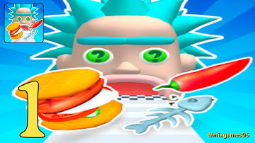 Sandwich Run: Pile Ingredients - Gameplay Mobile Game Walkthrough All Levels Android Ios Part 1