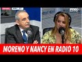 Guillermo moreno con nancy pazos en radio 10 28324