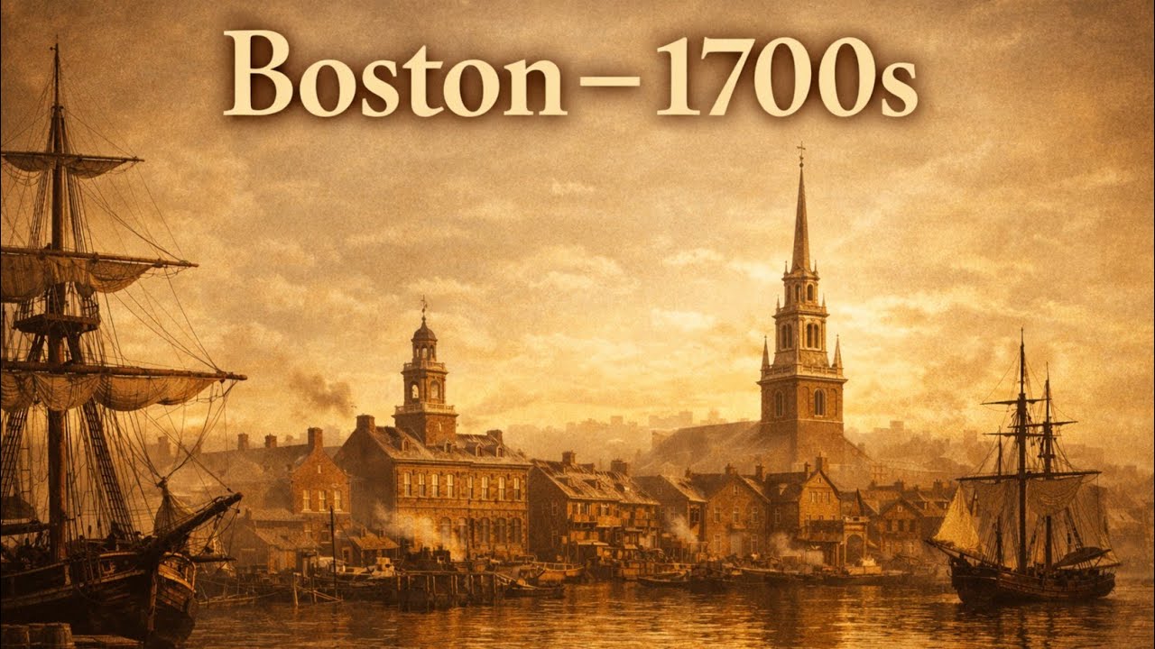 Boston Before America | AI Reconstruction of a City From Settlement to Revolution