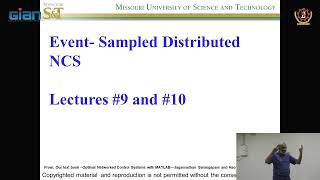 L15 Event-Sampled Distributed Networked Control Systems