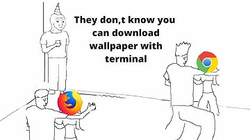Using Terminal to choose and download wallpaper feat sxiv