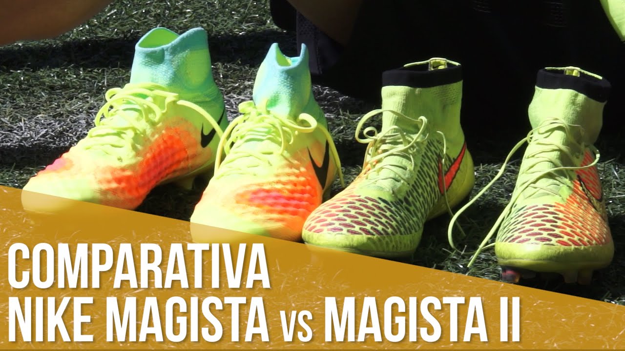 futuro abdomen Sentimiento de culpa Comparativa Nike: Magista vs. Magista II - YouTube