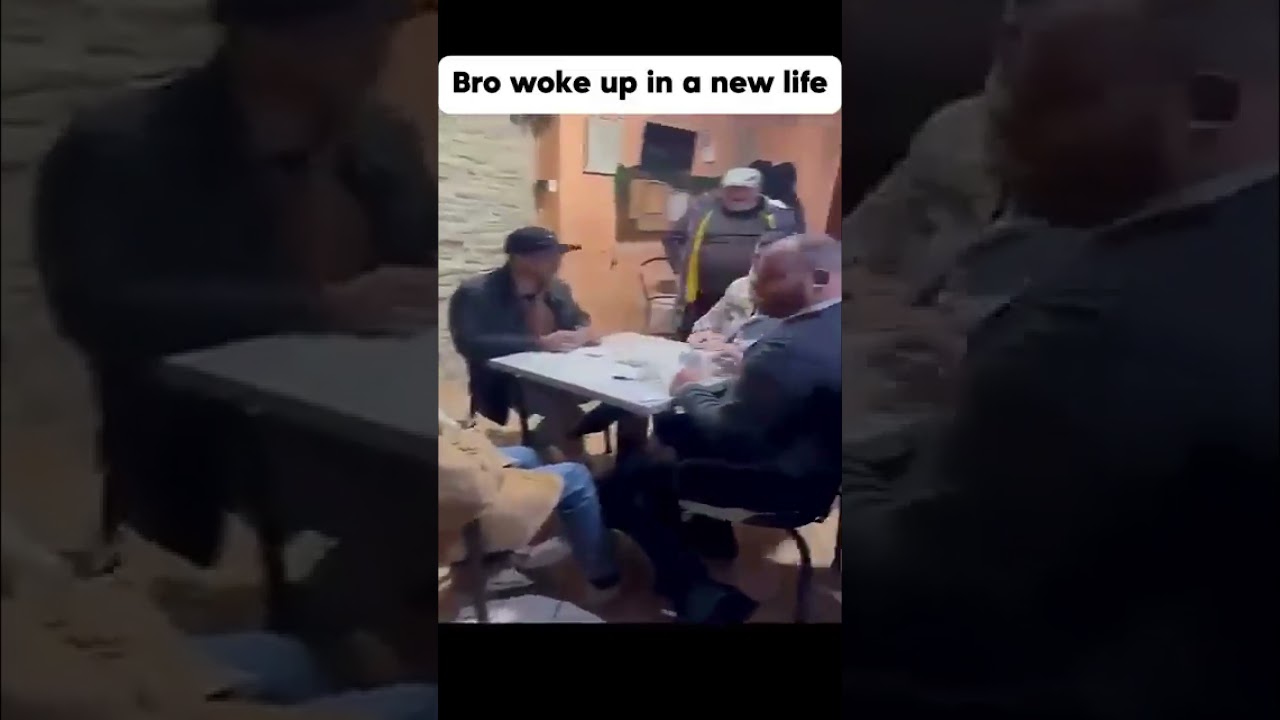 bro wake up in a new life. 