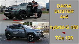 SLIP TEST - Dacia Duster Hybrid G 150 vs TCe 130 - @4x4.tests.on.rollers
